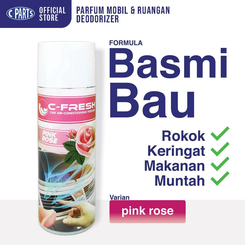 (Pink Rose) Parfum Mobil dan Ruangan, Pewangi Mobil C-FRESH