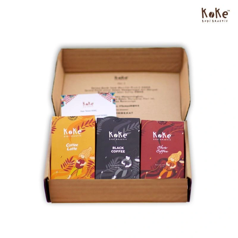 KOKE EDP Triaroma "Black Coffee, Choco Coffee & Coffeelatte"