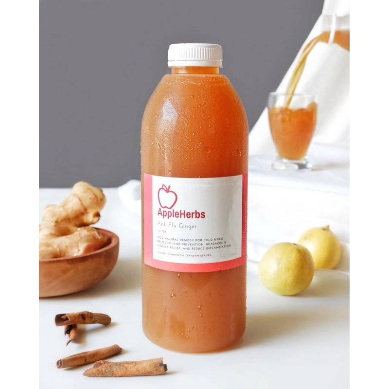 Anti-Flu Ginger by AppleHerbs 1L - MInuman Jahe - Suplemen Kesehatan