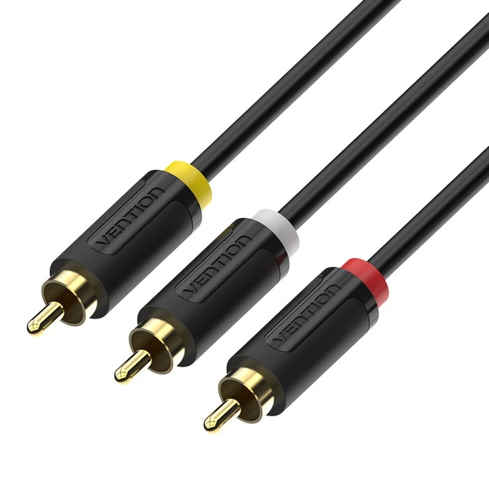 Vention Kabel Aux Audio Video 3 x RCA Male to Male