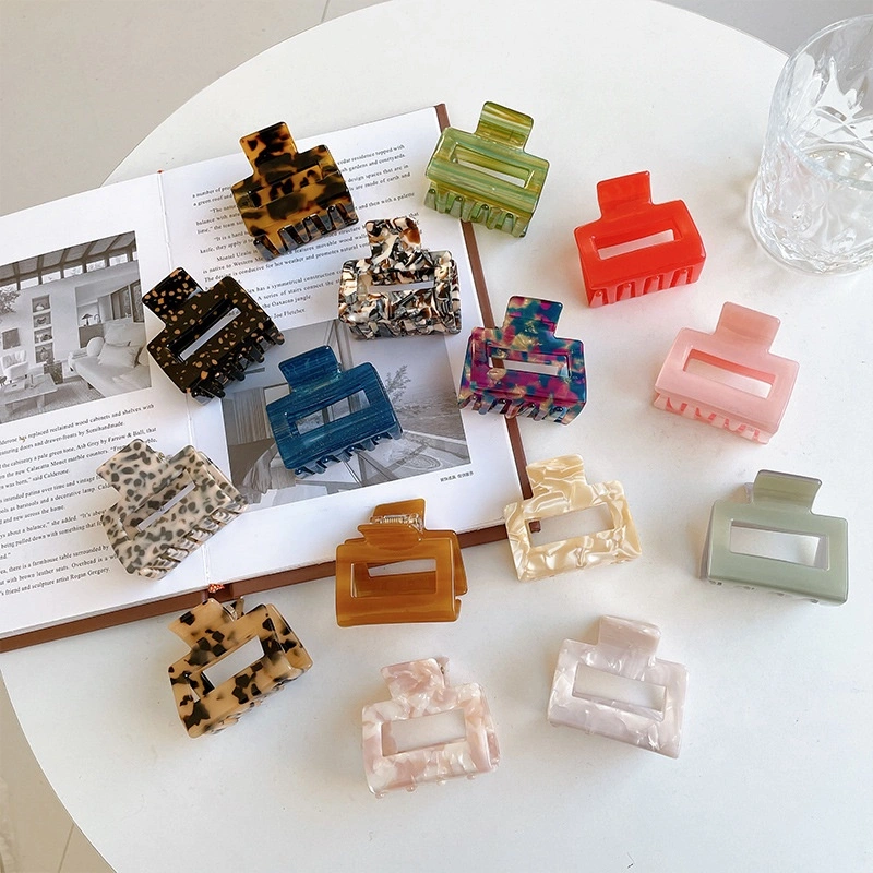 [CUCI GUDANG] 5CM JEPIT JEPITAN MINI KOTAK PERSEGI JEDAI CEPOL MEDIUM KLIP MOTIF MARBEL LEOPARD RAMBUT KOREA WANITA KOREAN WOMEN SQUARE RECTANGLE JAW HAIR PIN ACCESSORIES CLUTCHER CLAW CLIP CLIPS ACRYLIC MARBLE PATTERN THICK COLOR MINI SMALL MEDIUM SIZE