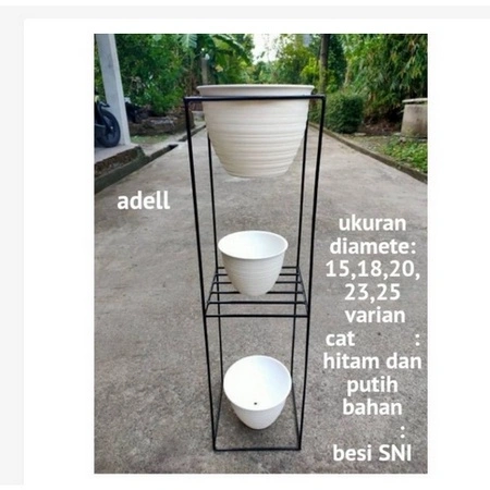 Tinggi 70cm/ Rak tanaman besi / Rak susun standing pot kotak tanaman minimalis / standing pot kotak susun / Rak pot besi / kerangka pot besi