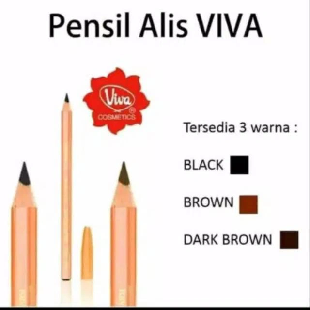 Pensil alis viva ori/pensil viva/eye brow pencil