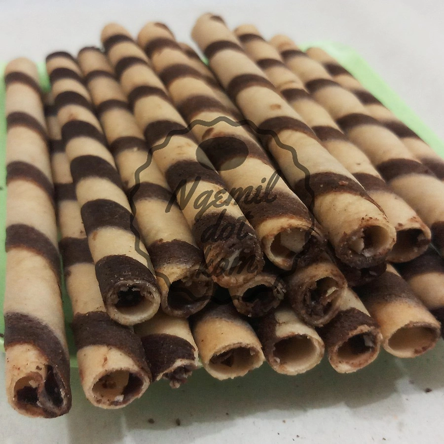 WAFER ROLL COKLAT / ROLL COKELAT PANJANG / WAFER ROLL KILOAN