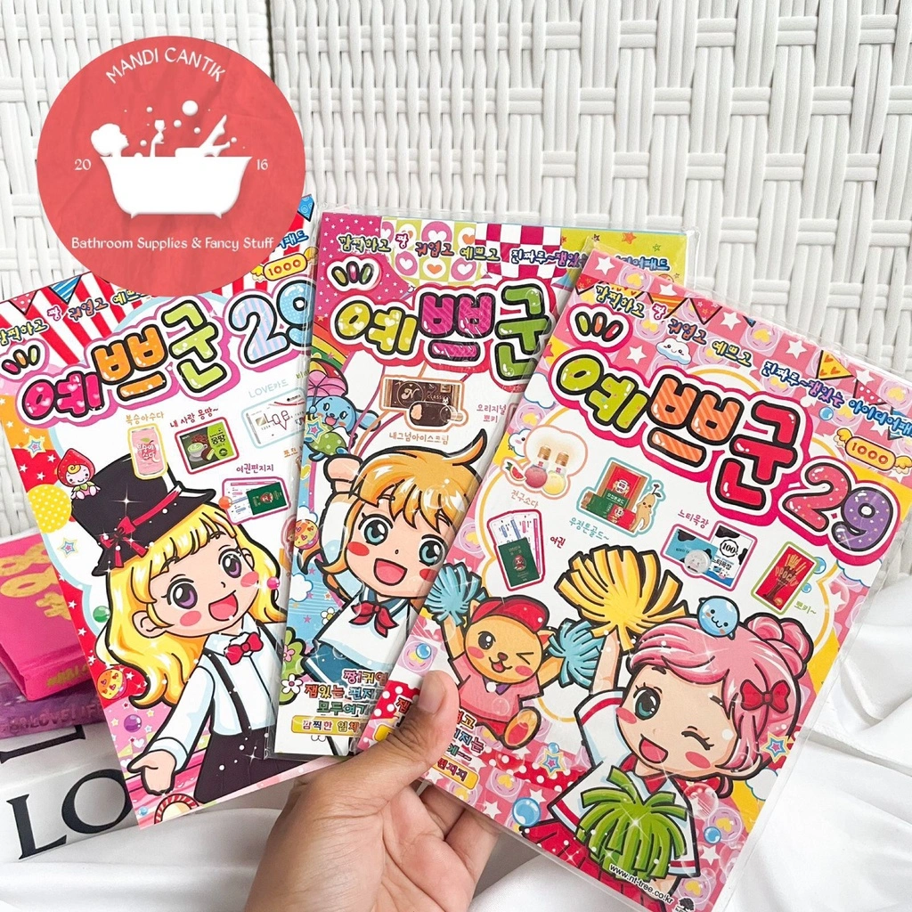 Buku Origami Korea Korean Bentuk makanan Papercraft book Buku Lipat bentuk makanan lucu mainan anak origami kreatif