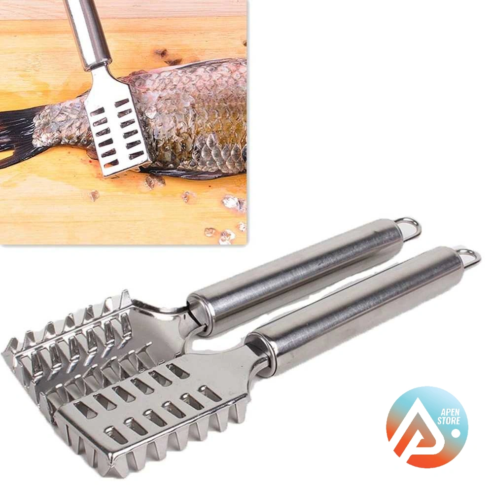 APEN Peeler Pisau Pengupas Sisik Ikan Fish Skin Scraper Perlengkapan Dapur Masak Barang Unik