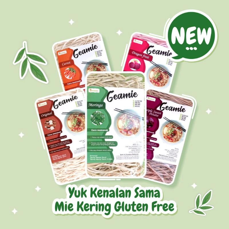 Mie Kering Sehat GlutenFree Geamie 400gr