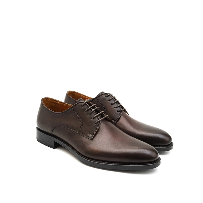 FELLO BROWN Sepatu Kulit Derby Pria by Mario Minardi