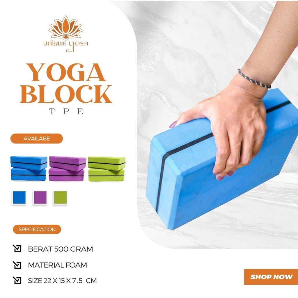 TPE Block / Balok Yoga TPE / Balok Senam Rubber