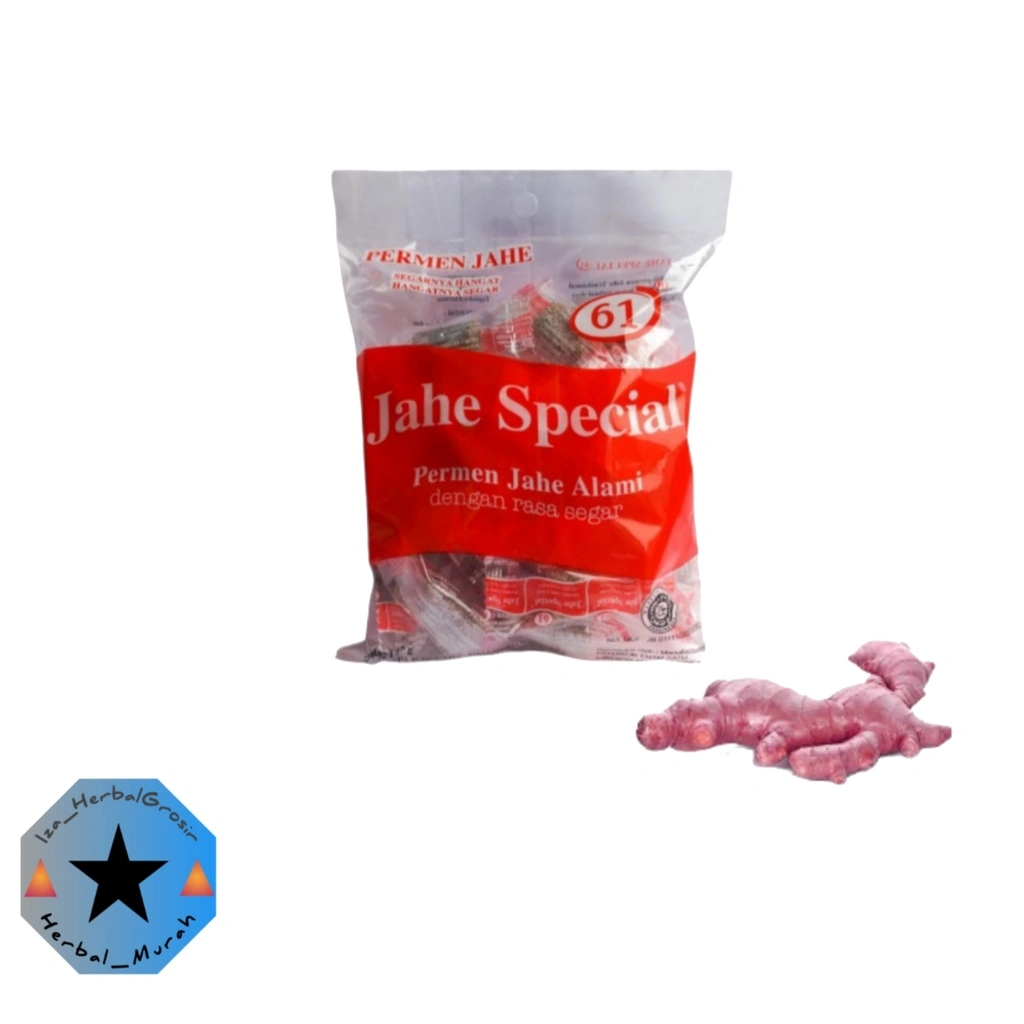 PROMO!!PERMEN JAHE SPESIAL 61 per pack | ASLI CIREBON| ORIGINAL 100%|ORIGINAL|HARGA GROSIR