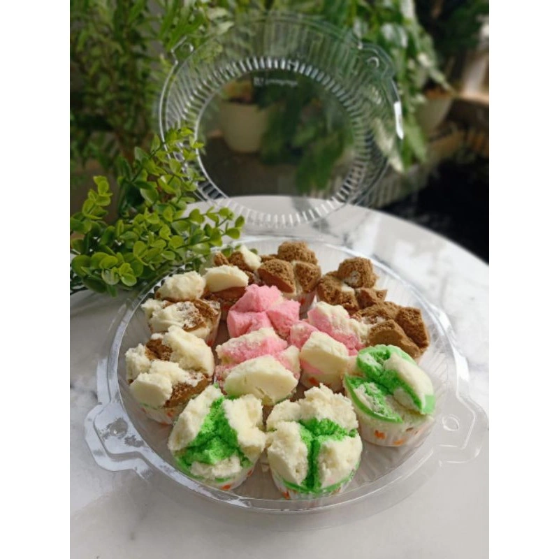 Bolu Kukus Premium isi 15 Pcs Kue Cup Cake Mekar Bunga Warna Warni Enak Murah Meriah Halal