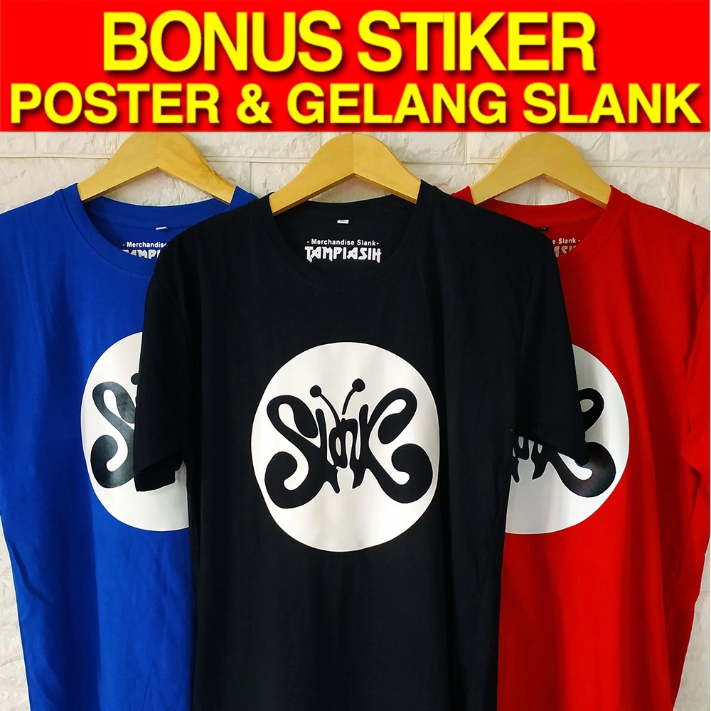 SLANKERS DAY - LENGAN PENDEK - ORIGINAL MADE IN SLANKERS - BAJU SLANK - KAOS SLANK - TAMPIASIH STORE