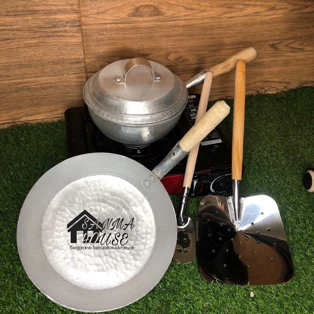 PAKET HEMAT 4 Produk Perabotan Garut Tetek Anti Lengket Tebal Awet