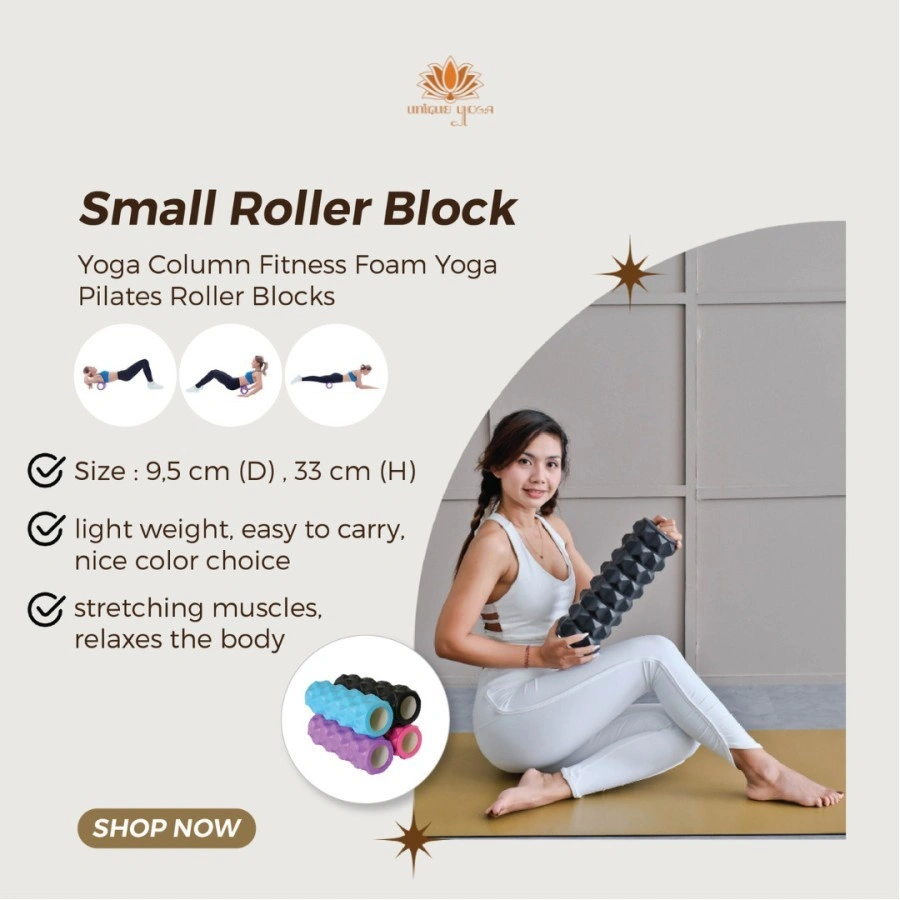 Roller Block Foam Gym & Fitness / Block Pijat / Block Roller Theraphy