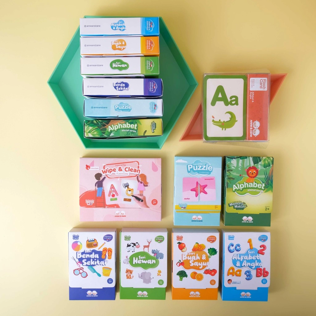 Flashcard / Kartu Edukasi / Aktivitas Bayi Anak Balita / PAUD