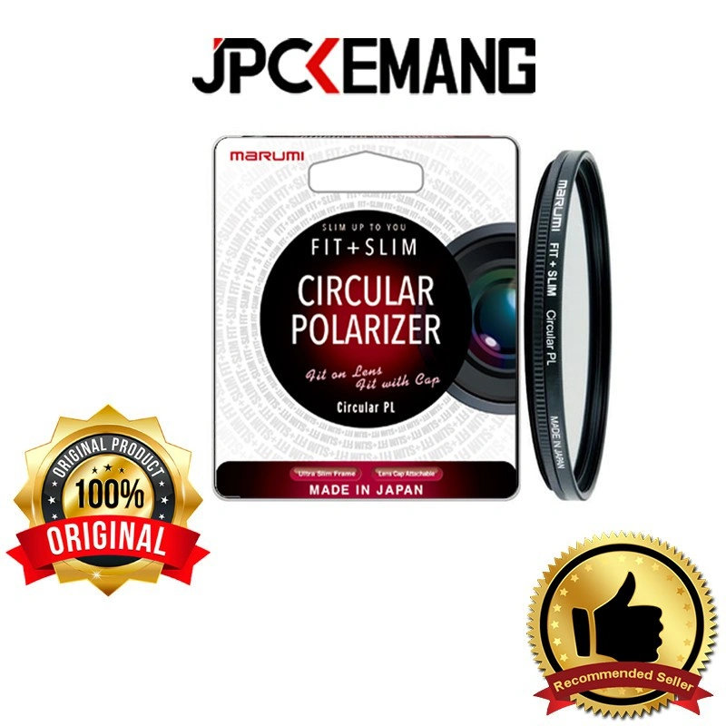 Marumi Fit + Slim CPL Circular Polarizer 37mm 40.5mm 43mm 46mm 49mm 52mm 55mm 58mm 62mm 67mm 72mm 77mm 82mm Filter Lensa Kamera 37 mm 40.5 mm 43 mm 46 mm 49 mm 52 mm 55 mm 58 mm 62 mm 67 mm 72 mm 77 mm 82 mm Original