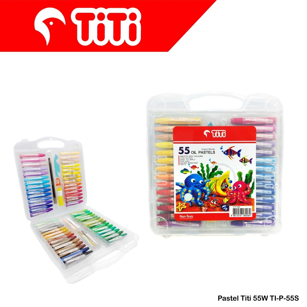 Titi Oil Pastel 55 Warna TI-P-55S
