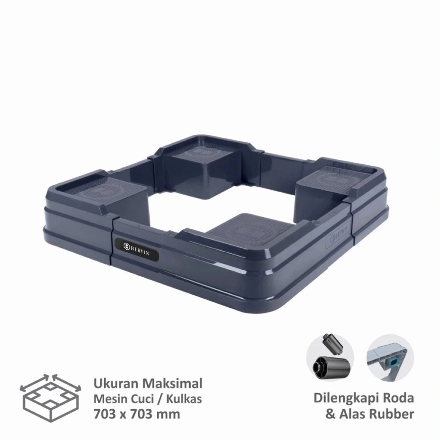 Dudukan Kulkas 1 pintu & 2 pintu / Roda kulkas | Bervin
