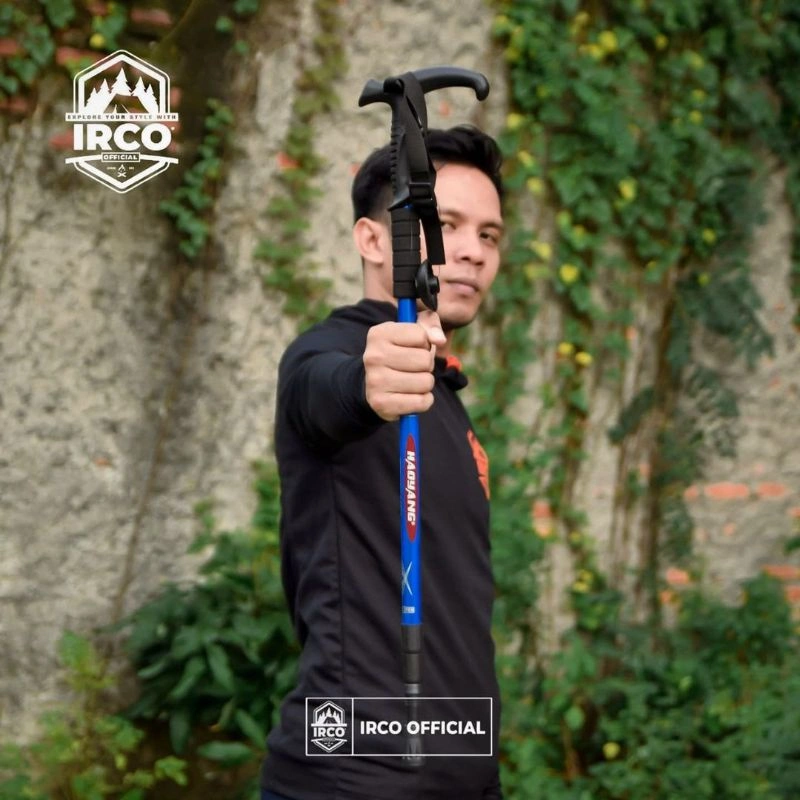 Tongkat Hiking Gunung Anti Shock 110 Cm Bisa Jadi Tiang Bivak - Trekking Pole Irco Aluminium 110cm