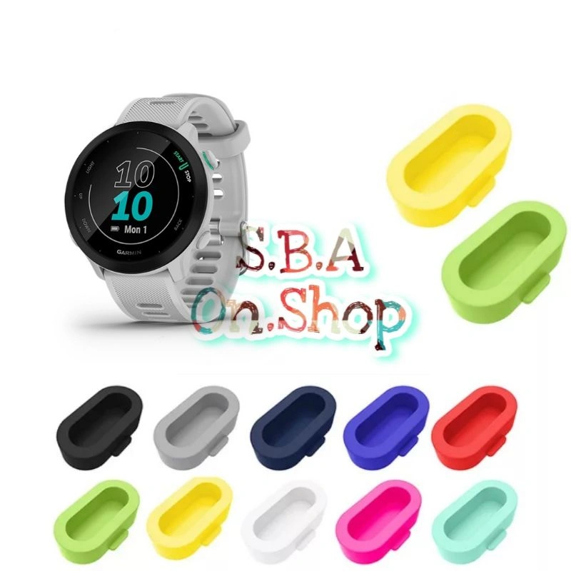 Anti Dust Debu Air Port Cover Plug Penutup Lubang Charger Garmin Forerunner 165 55 F55 965 955 265 255 970 570 Venu Sq Instinct Crossover Fenix Vivoactive Approach