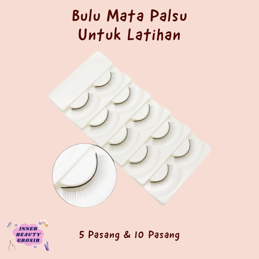 Practice Lash Bulu Mata Latihan Eyelash Extension / Bulu Mata Latihan