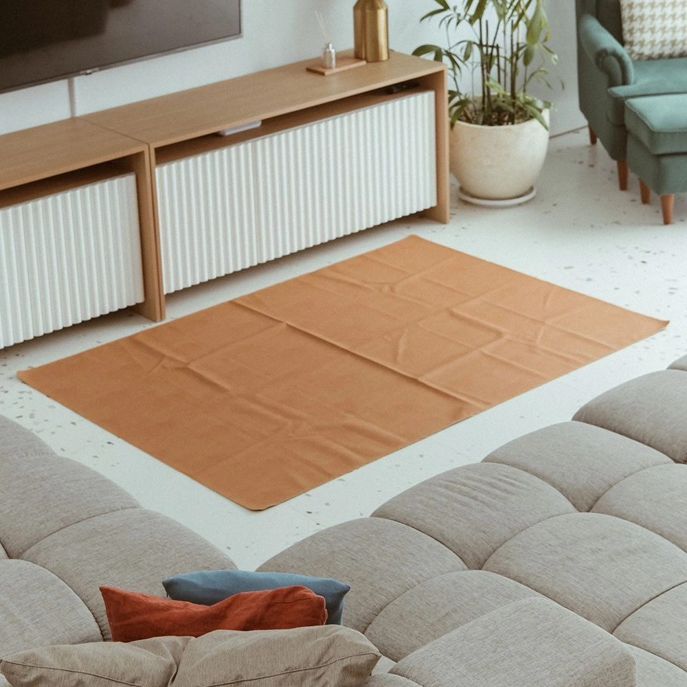 Little Lader MAXI Versatile Vegan Leather Mat, Alas Ompol Perlak Bayi & Anak