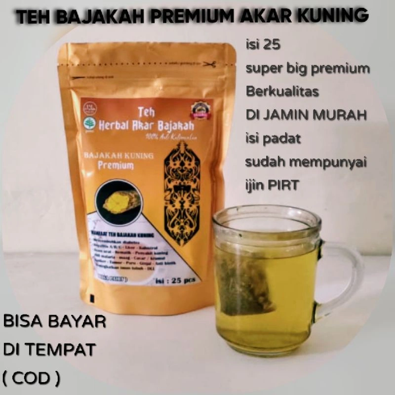 Teh bajakah akar kuning isi 25 bajakah asli kalimantan