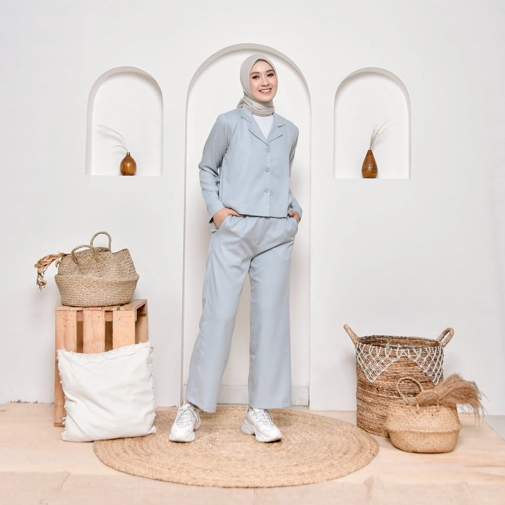 [TOP LOKAL BRAND] LYCKA - FREYA SET PREMIUM BLOUSE and PANTS