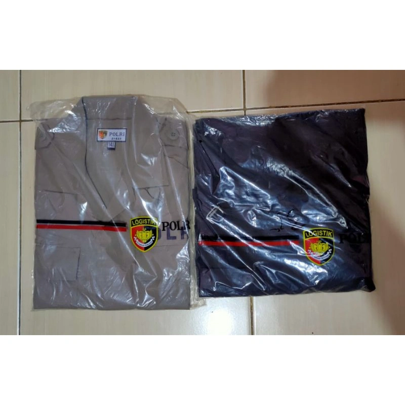 SERAGAM PDL POLRI 1 STEL BAHAN HALUS PREMIUM
