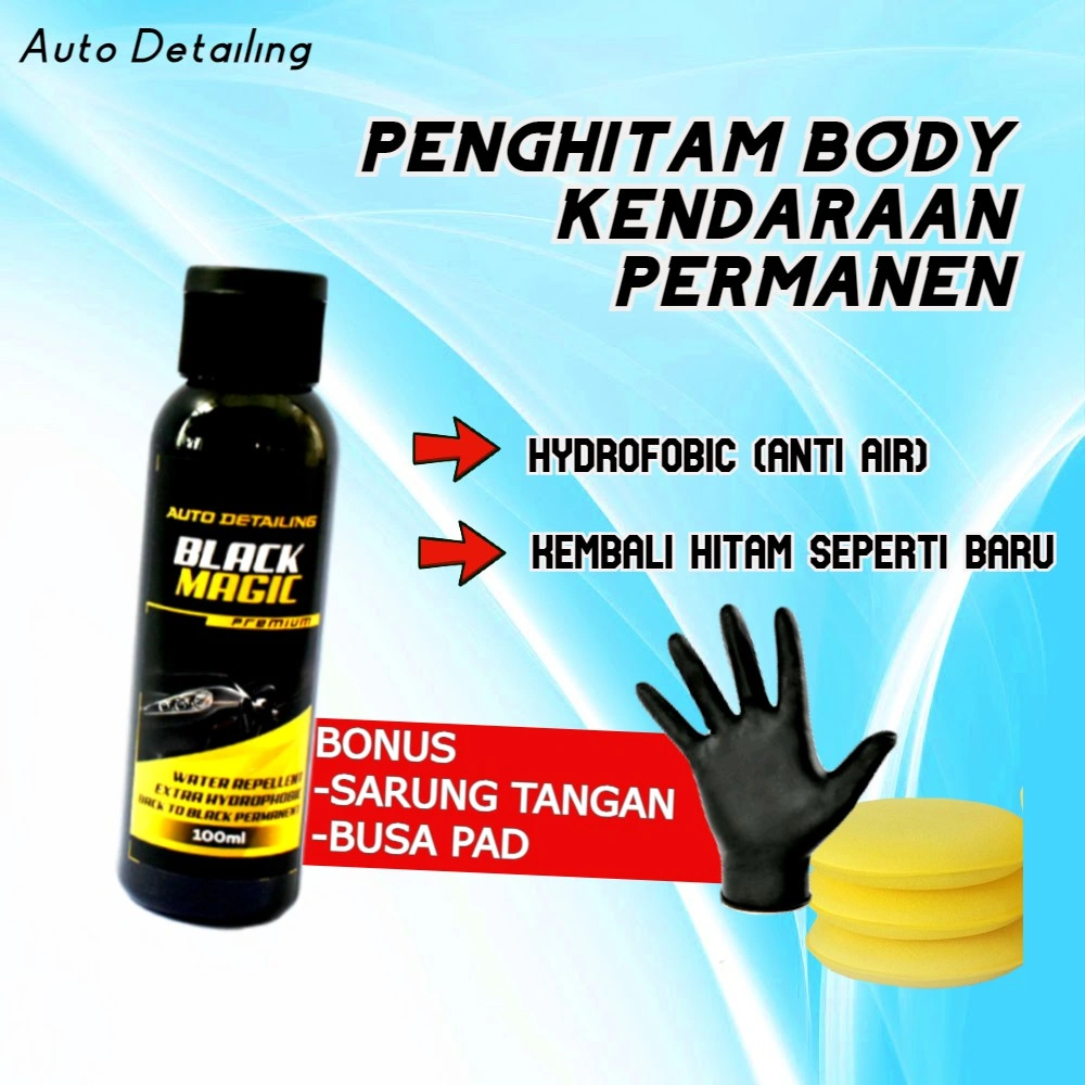 Penghitam Plastik Body Motor/Penghitam Body Motor Permanen