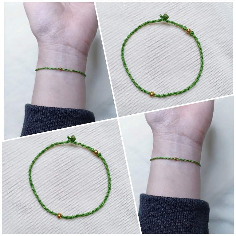 Gelang Simpul unik Mini dengan manik manik cantik dan imut M111