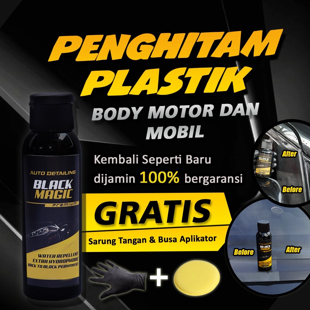 Penghitam Plastik Body Motor / Penghitam Body Motor / Penghitam Dashboard