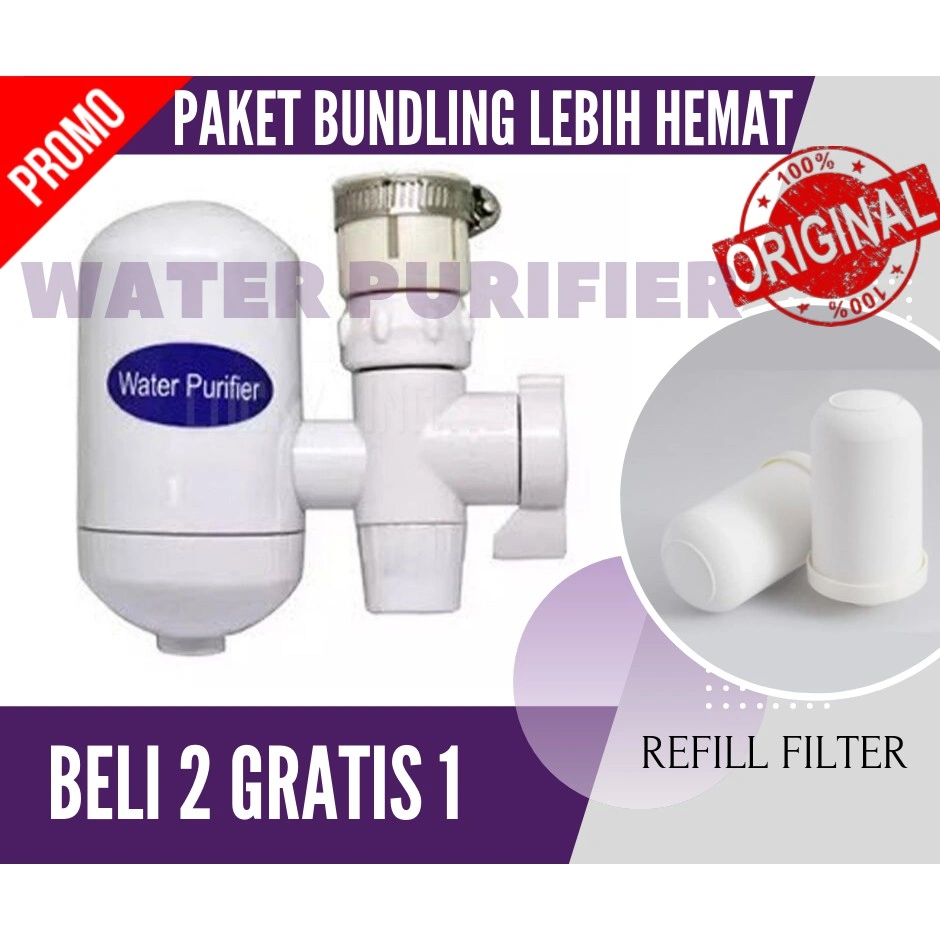 Filter Air Keran Penjernih Air Saringan SWS Water Purifier Pure it Penyaring Air Kran