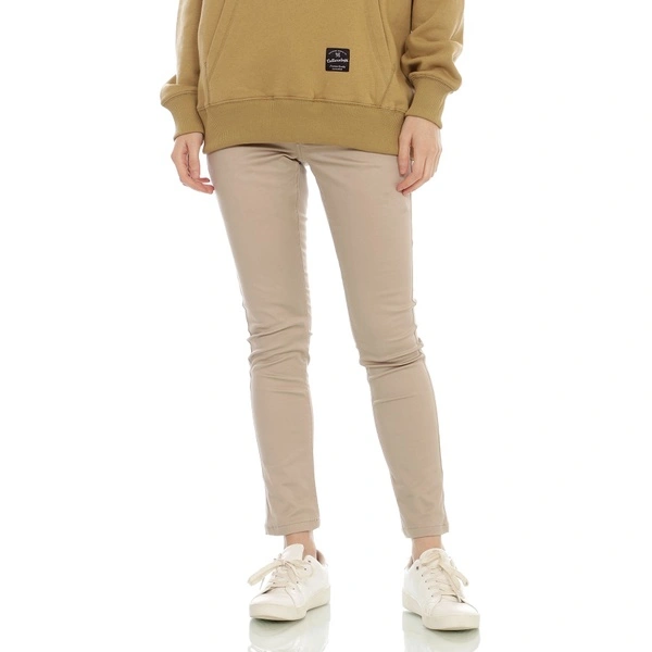 Cottonology Celana Chino Wanita Cream