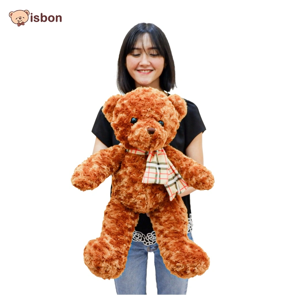 Boneka Teddy Bear Istana Boneka SNAIL Bulu Mawar Rose Beruang Cantik Lucu Mainan Anak With Ribbon SNI Istana Boneka