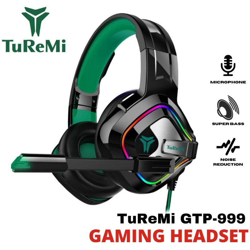 MARS TuReMi GTP-999 Gaming Headphone Super Bass 3.5mm + Microphone