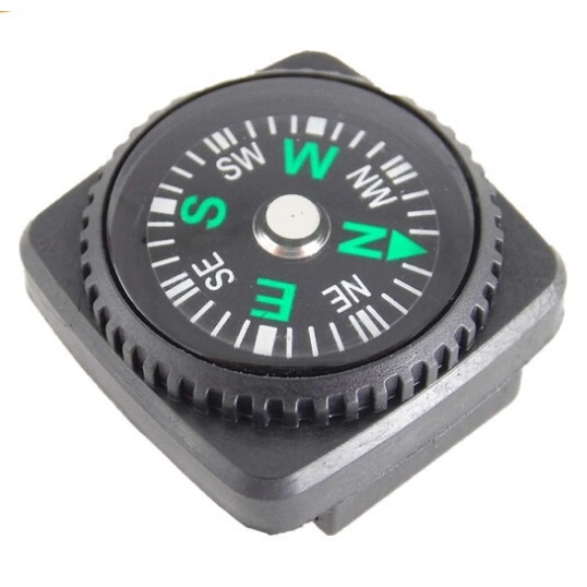 Kompas Mini Jepit Compass Clipper L/B NH Penunjuk Arah Kompas 23x23MM
