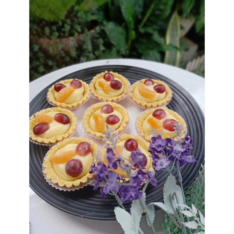 Pie Buah Segar Enak Kue Fruit Pai Mini Pei Tart Dengan Vla Nikmat Murah Lezat Fresh Tanpa Pengawet