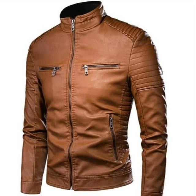 jaket kulit motor C O D/jaket kulit pria