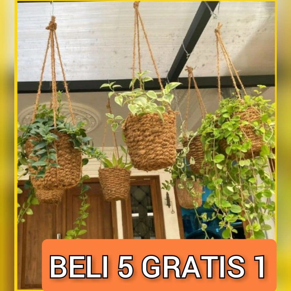 POT TANAMAN/POT GANTUNG/POT BUNGA/POT SABUT KELAPA/POT MEDIA TANAMAN/POT BUNGA/POT ANGGREK
