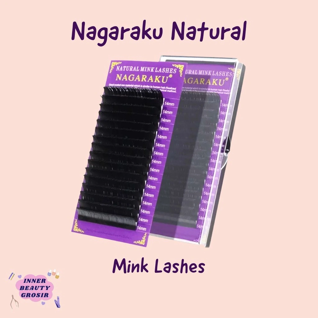 Nagaraku Natural Mink Lashes / Nagaraku Ungu