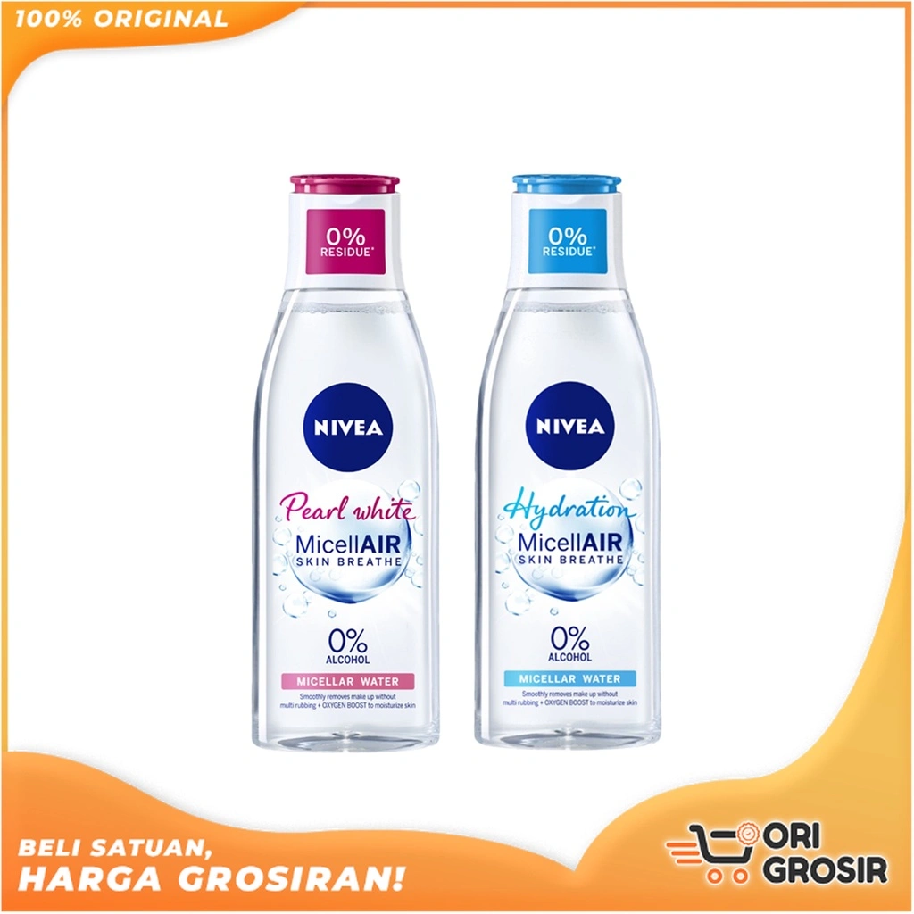 ORI Grosir NIVEA Micellar Water Pearl White | Hydration | Black EXPERT