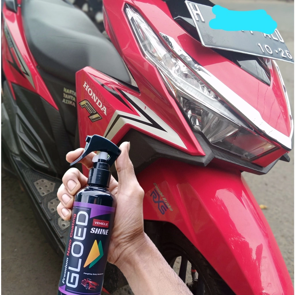 Pengkilap Body Motor dan Mobil | Semi Nano Coating | Efek Daun Talas