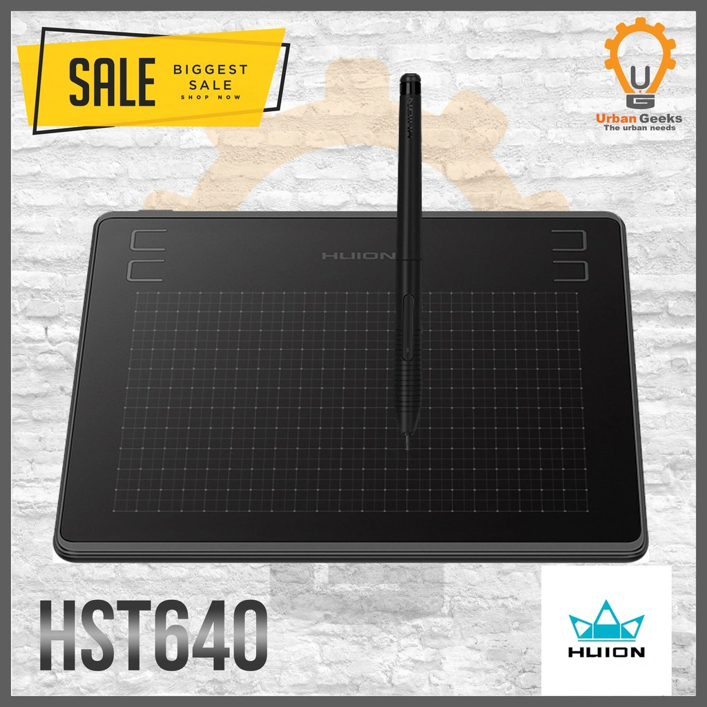 Huion HS64 / HST640 Graphic Drawing Pen Tablet Android PC alt H420P H640P