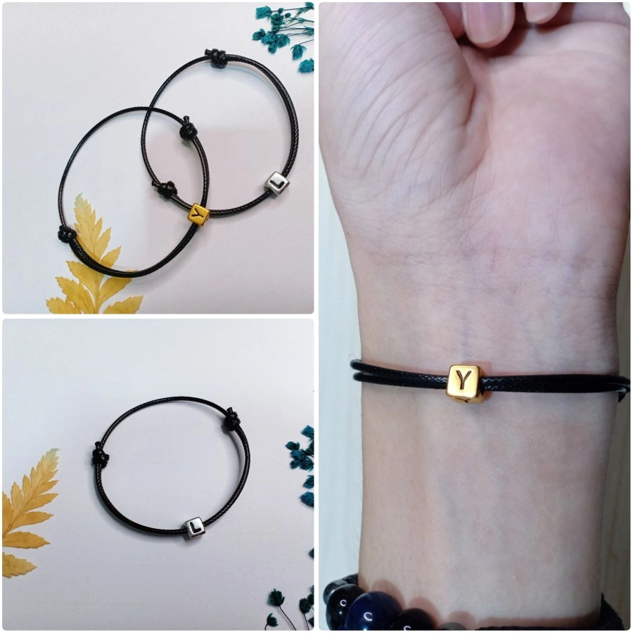 Gelang Tangan Nama Inisial Balok HF6