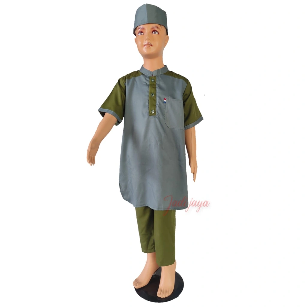 Baju Setelan Koko Anak Laki Koko Toyobo Anak Lengan Pendek
