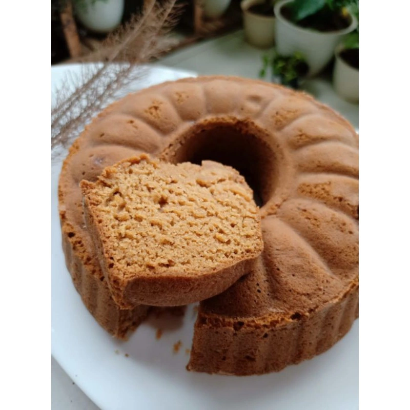 Kue Bolu Jadul Gula Aren / Gula Merah Enak Ukuran 20cm dan 22cm Fresh Homemade Enak Lembut Wangi
