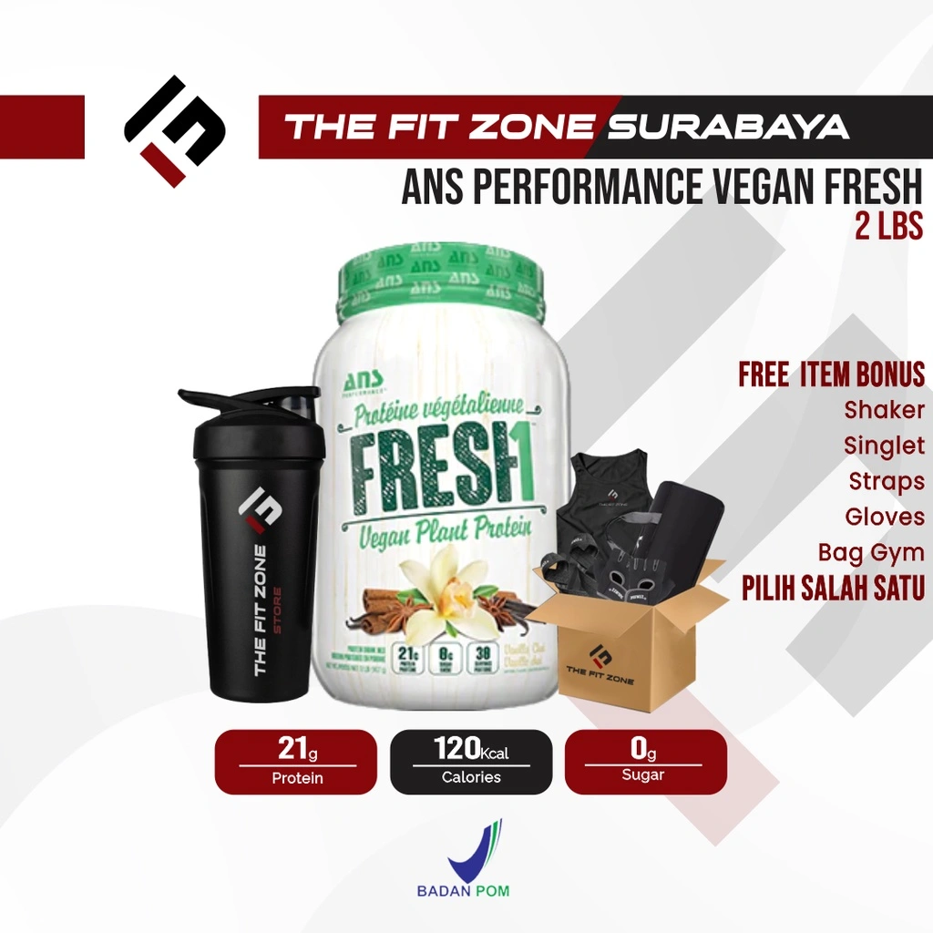 ANS PERFORMANCE Vegan Fresh Plant Protein Based 2 Lbs ( 900 Gram ) Susu Vegan Protein  