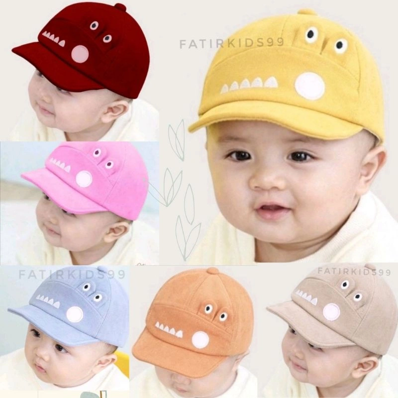 TOPI ANAK BAYI LUCU LAKI LAKI PEREMPUAN 3 BULAN SAMPAI 2 TAHUN CROCODILE