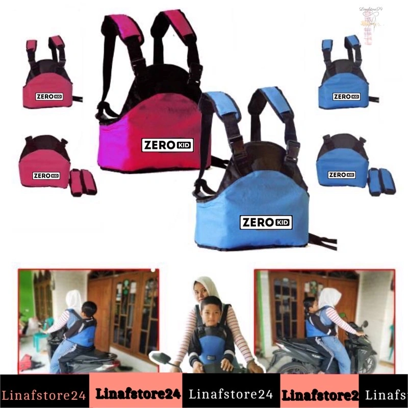 Pengaman Motor|Sabuk Pengaman|Sabuk Bonceng Anak|Sabuk Pengaman Motor Anak4in1/cetekan/pengait tali